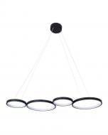 Люстра підвісна Goldlux Flamenco 1x42 Вт LED-модуль чорний 331021