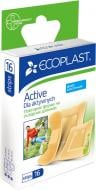 Лейкопластырь ECOPLAST эластичных Active 72х19 мм, 72х38 мм, 38х38 мм стерильные 16 шт.