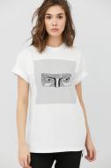 Футболка YAPPI Oversize WW3200 р.S белый