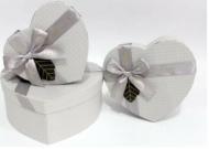Коробка подарочная UFO 51351-043 22х20х9 grey heart
