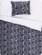 Комплект постельного белья alphabet 1.5 темно-серый La Nuit