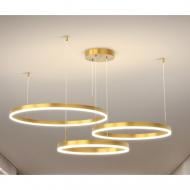 ВИТРИНА! Люстра светодиодная Berger 3x75 Вт LED-модуль золото 7013-PL-75 Gold