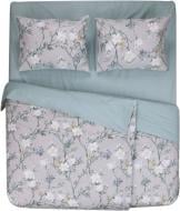 Комплект постельного белья Flowers on grey семейный мульти La Nuit