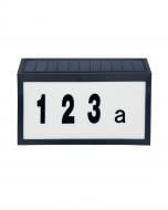 Светильник на солнечной батарее Goldlux Numero IP44 черный 329493 Светильник на солнечной батарее Goldlux Numero IP44 черный 329493