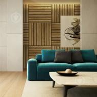 Рейкова панель акустична ПлиТТоргСервіс 17х300х600 мм дуб 0,36 м.кв.