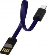 Кабель ColorWay Lightning – USB 0,22 м синий (CW-CBUL021-BL) 2.4А