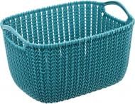 Кошик для зберігання пластиковий Curver 230810 Knit S прямокутний синій 170x220x300 мм