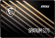 SSD-накопитель MSI Spatium S270 240GB 2,5" SATA III 3D NAND (S78-440N070-P83)