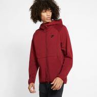 Джемпер Nike M NSW TCH FLC HOODIE FZ 928483-677 р. XL красный Джемпер Nike M NSW TCH FLC HOODIE FZ 928483-677 р. XL красный