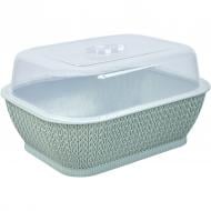 Хлебница Starplast 32,5х25х16 см голубая Хлебница Starplast 32,5х25х16 см голубая