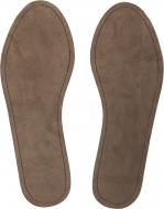 Устілки для взуття шкіра/замш Роллі 42-43 коричневий