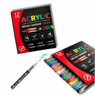 Набор маркеров акриловых Brushme Brush 12 шт. MARK12