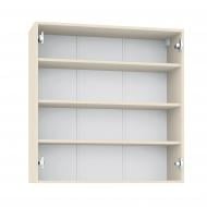 Шкаф верхний распашной LuxeForm 900x927x300 мм крем