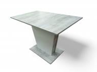 Стіл обідній 1100(1450)x700x750мм урбан лайт/урбан лайт/білий