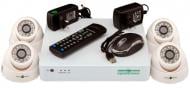 Комплект видеонаблюдения Green Vision GV-K-G01/04 720