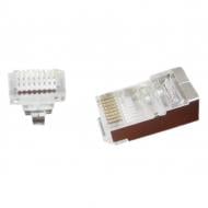 Коннектор Cablexpert LC-PTF-01/100,. 8P8C, CAT-5e, FTP, со сквозными отверстиями (100 шт.)