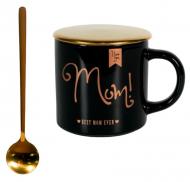 Чашка с крышкой Westhill For Mom 360 мл черный