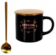 Чашка с крышкой Westhill For You 360 мл черный