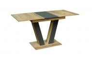 Стіл Квінта-В 1100(1440)x700x765мм дуб крафт золотий/графіт