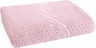 Простынь махровая Pink 160x220 см розовый Arya