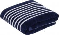 Рушник пляжний Stripe 86x160 см темно-синій Mundotextil