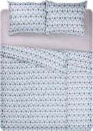 Комплект постельного белья Болония семейный голубой с белым UP! (Underprice)