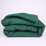Одеяло антиаллергенное №125 Сolor Fun Line 17-0612 Stripe Emerald Tencel демисезон MirSon зеленый