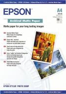 Бумага Epson  А3+ Archival Matte Paper 50 л. C13S041340 C13S041340