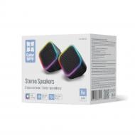 Акустична система ColorWay black Cubix 2.0 RGB USB Black (CW-SPU05BK)