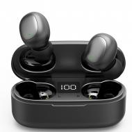 Навушники бездротові вакуумні Topk Mini TWS 5.0 Bluetooth з функцією Handsfree Чорні (TKF28-BL)