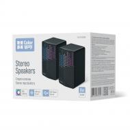 Акустична система ColorWay black Портативні колонки ColorWay SoundWave 2.0 RGB USB Black (CW-SPU06BK)