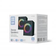 Акустична система ColorWay black PulseRing 2.0 RGB USB Black (CW-SPU04BK)