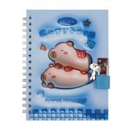 Блокнот дитячий на замочку Forme Capybara 2 110х150 мм 48 арк. KIDS Line