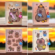 Блокнот дитячий на замочку Forme Capybara 130х180 мм KIDS Line