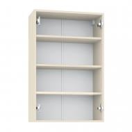 Шкаф верхний распашной LuxeForm 600x927x300 мм крем