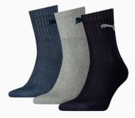 Шкарпетки Puma UNISEX SHORT CREW 3P 90611058 р.39-42 синій