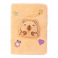 Блокнот плюшевый Forme CAPYBARA А5 80 лист. KIDS Line