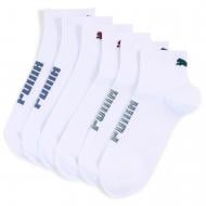 Носки Puma UNISEX RIB LOGO QUARTER 3P 94721803 р.43-46 белый