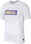 Футболка Nike M NK FC DRY TEE SEASONAL BLOCK AQ8007-100 р.2XL белый