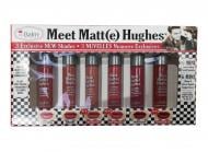 Набор жидких помад theBalm Meet Matt(e) Hughes Mini 6 шт. x 7,2 мл