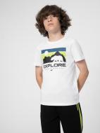 Футболка 4F 4FJSS23TTSHM322-10S р.140 білий