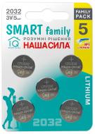 Батарейка НАША СИЛА SMART family CR2032 5 шт. (3149)