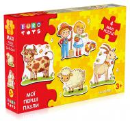 Пазлы Euro toys фигурные На ферме