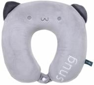 Подушка-подголовник HW Котик 28x28 см серый BMP0977