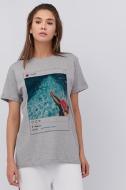 Футболка YAPPI Oversize WG3082 р.S серый