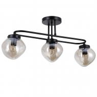 Люстра потолочная Victoria Lighting 3x5 Вт E14 черный August/PL3 black