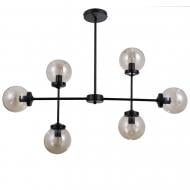 Люстра потолочная Victoria Lighting 6x5 Вт E14 черный Konor/PL6 black