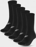 Шкарпетки 4F 4FSS23USOCM146-20S р.43-46 чорний 5 пар шт.