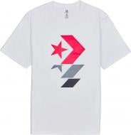 Футболка Converse Repeated Star Chevron Tee 10017452-102 р.S белый