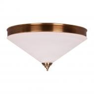 ВІТРИНА! Світильник стельовий Фабрика Світла Конус 4x60 Вт E27 антична латунь НТБ 56-4х60-042